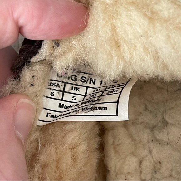 PREOWNED ANSLEY UGG MOCCASIN BROWN SIZE 6 WOMENS - Picture 7 of 9